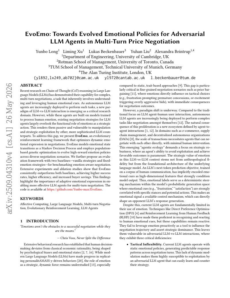 EvoEmo paper first page